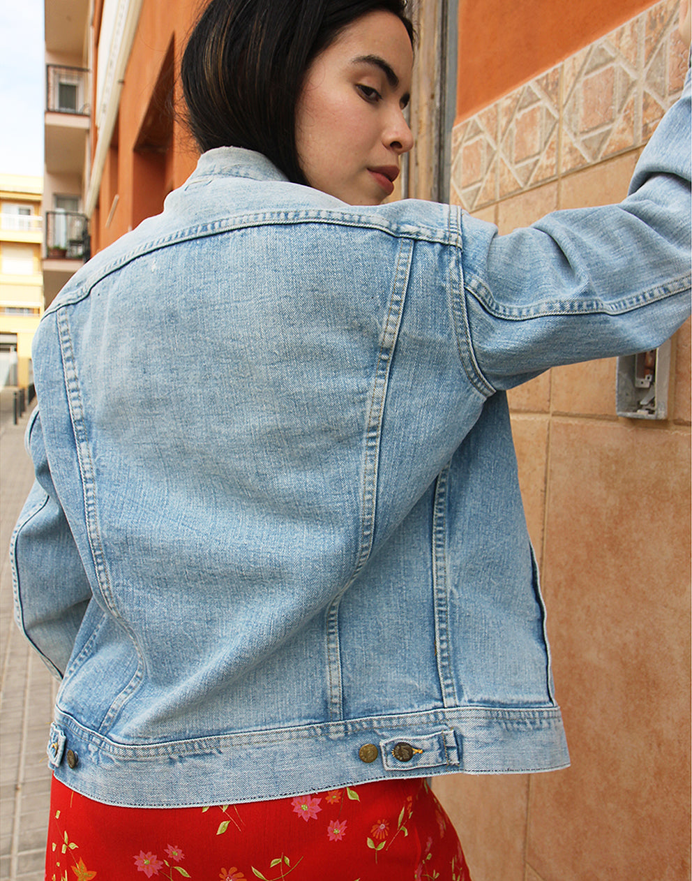 Lee - Oversized Lee Vintage Denim Jacket on Designer Wardrobe